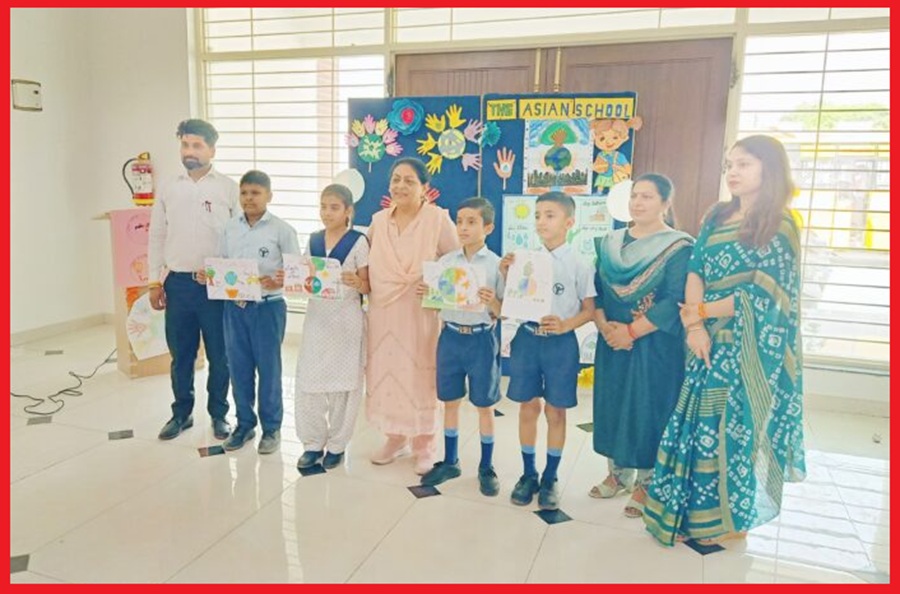 अर्थ डे पर  द एशियन स्कूल पांवटा साहिब ने  जगाई पर्यावरण जागरूकता….