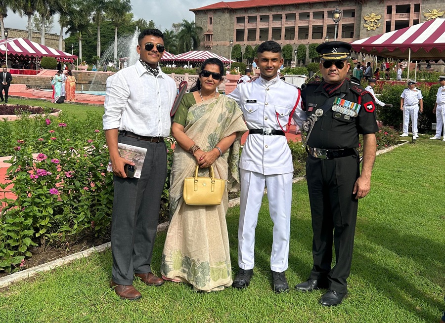 गिरीपार के विवेक सिंह चौहान ने राष्ट्रीय रक्षा अकादमी से स्नातक की उपाधि प्राप्त कर बढ़ाया जिले और प्रदेश का नाम