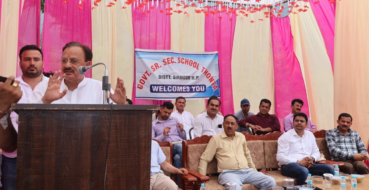 शिलाई विधानसभा क्षेत्र का सर्वांगीण विकास मेरा लक्ष्य: हर्षवर्धन चौहान
