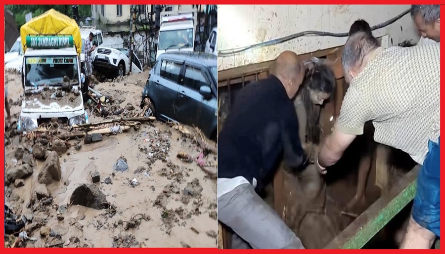  मंडी में तबाही: बादल फटने से घरों में घुसा मलबा, 3 लोगों की मौत,16 गाड़ियां दबीं