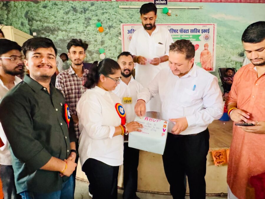 अभाविप पांवटा इकाई ने हिमाचल प्रदेश में त्रासदी प्रभावितों के लिए चलाया राहत कोष अभियान: शिवानी चौहान