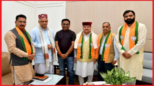 भाजपा राष्ट्रीय अध्यक्ष  जगत प्रकाश नड्डा से मिली प्रदेश पदाधिकारी, संगठनात्मक विषयों पर हुई चर्चा