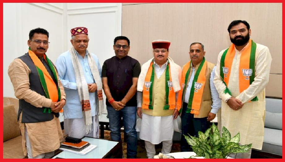 भाजपा राष्ट्रीय अध्यक्ष  जगत प्रकाश नड्डा से मिली प्रदेश पदाधिकारी, संगठनात्मक विषयों पर हुई चर्चा