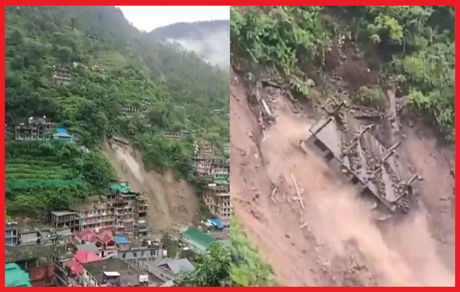 सोलन में मकान गिरने से महिला की मौत, आनी में भरभरा कर ढह गया भवन