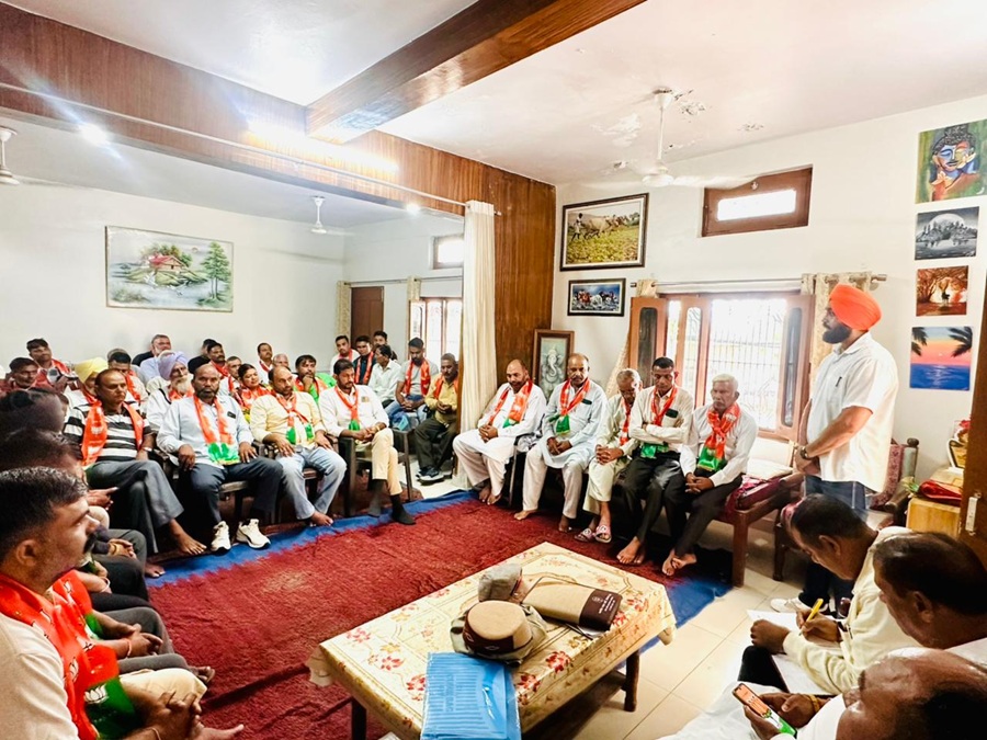 भारतीय जनता पार्टी मंडल पाँवटा साहिब के ग्राम केंद्रों की संयुक्त बैठक पुरूवाला में आयोजित 