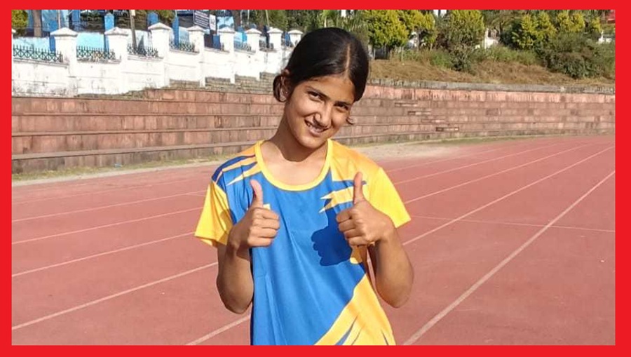 सिरमौर की नव्या ने लॉन्ग जंप में प्रदेश में पाया दूसरा स्थान, नेशनल के लिए चयन