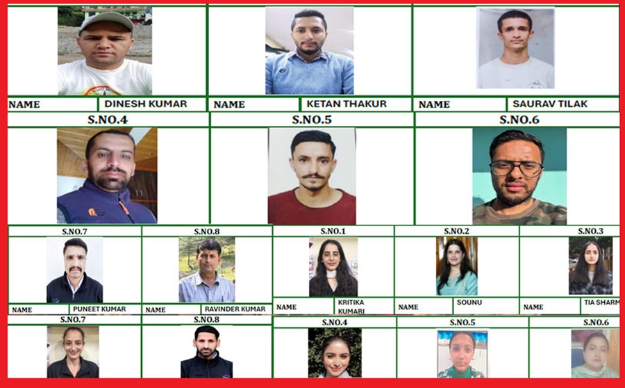 हिमाचल की सीनियर टेनिस वॉलीबॉल टीम का राष्ट्रीय प्रतियोगिता के लिए चयन 