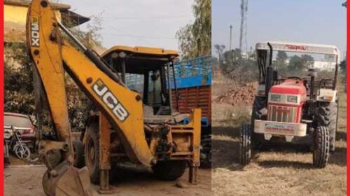 अवैध खनन के खिलाफ बद्दी पुलिस ने जेसीबी सहित 6 वाहन किए जब्त