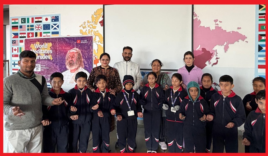 विश्व ध्यान दिवस के अवसर पर आर्ट ऑफ लिविंग, शाखा द्वारा विभिन्न संस्थानों में ध्यान योग शिविर का आयोजन  