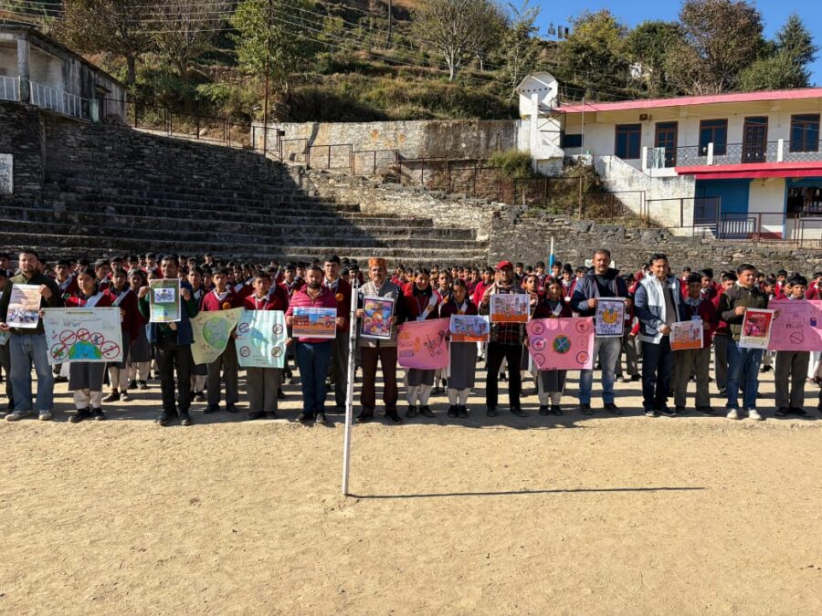तंबाकू मुक्त शैक्षणिक संस्थान “नो टोबैको यूज” पहल के तहत शहीद कल्याण सिंह राजकीय उत्कृष्ट वरिष्ठ माध्यमिक विद्यालय हलां में जागरूकता कार्यक्रम आयोजित 