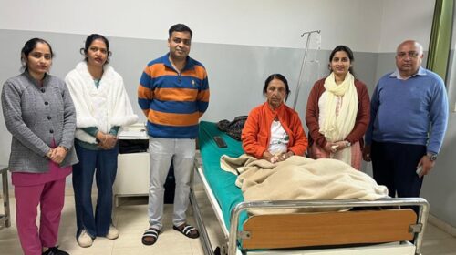 बड़ी उपलब्धि: जगदीश चन्द जुनेजा अस्पताल में एब्डोमिनल मायोमेक्टोमी का सफल ऑपरेशन