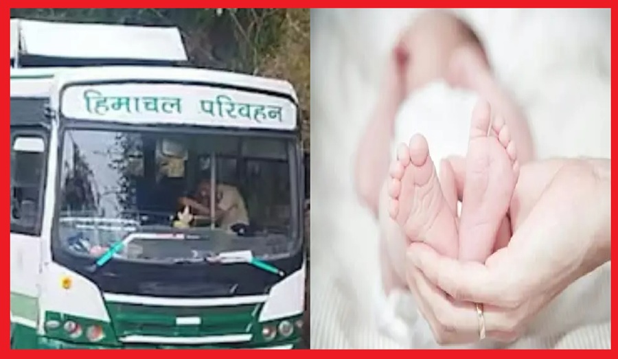 HRTC की चलती बस में गूंजी किलकारी, गर्भवती ने दिया बच्ची को जन्म