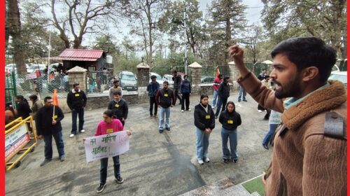 सुक्खु सरकार की सत्ता में वन माफ़ियाओ के हौंसले बुलंद – अभाविप