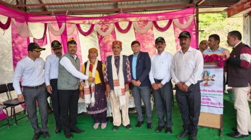 शहीद श्याम सिंह अमर रहे के नारों से गूंजा राजकीय वरिष्ठ विद्यालय बांदली