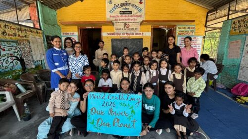 Earth Day पर माता पद्मावती कॉलेज ऑफ नर्सिंग द्वारा “Our Power, Our Planet” थीम के अंतर्गत जागरूकता एवं जनसहभागिता कार्यक्रमों का किया गया आयोजन 