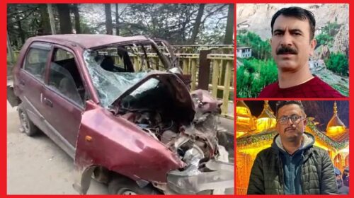टैंकर से टकराई ऑल्टो कार, दर्दनाक हादसे में हिमाचल पुलिस के दो जवानों की मौत