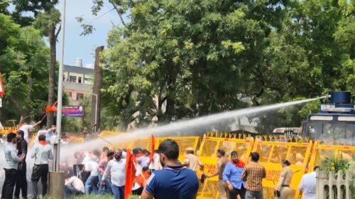 नशे में टल्ली पंजाब सरकार, शांतिपूर्ण प्रदर्शन पर लाठीचार्ज व पानी की बौछार निंदनीय – अभाविप