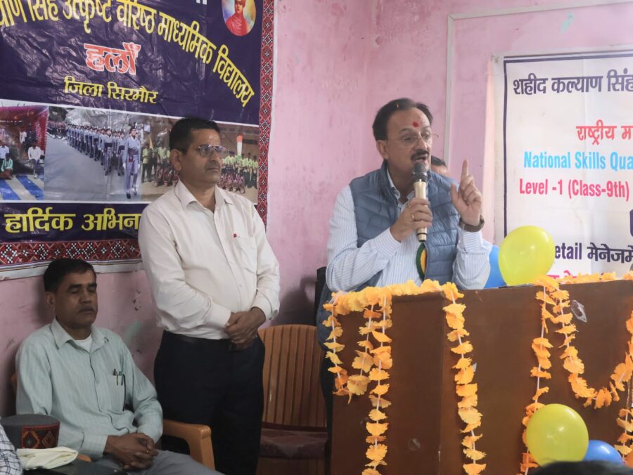 विद्यार्थियों के उज्ज्वल भविष्य के लिए शिक्षा ढांचे को किया जा रहा सुदृढ़- हर्षवर्धन चौहान