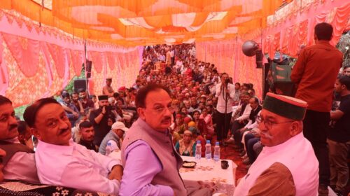 शिलाई विधानसभा क्षेत्र में विकास कार्यों को मिल रही गति – हर्षवर्धन चौहान