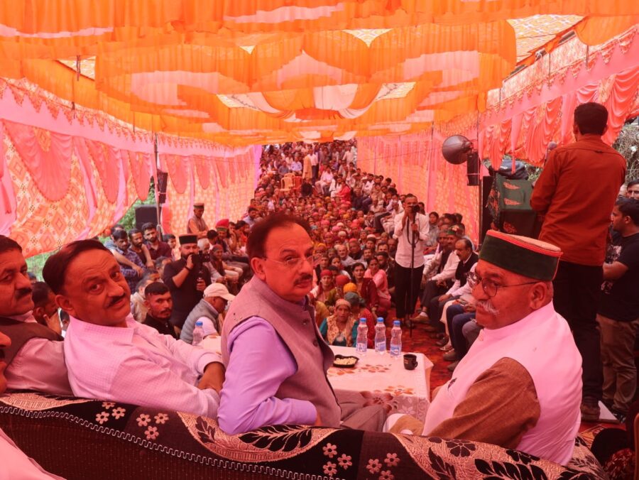 शिलाई विधानसभा क्षेत्र में विकास कार्यों को मिल रही गति – हर्षवर्धन चौहान